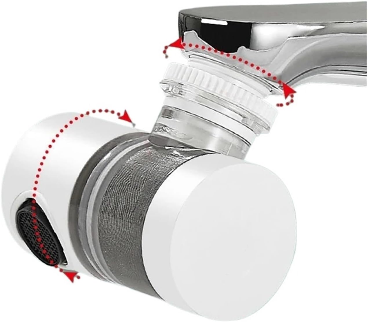 Water Purification Filter Faucet Filter Splash Proof Tap Water Purifier Filtration and Pressurization 720 Degree Rotating Universal Extension