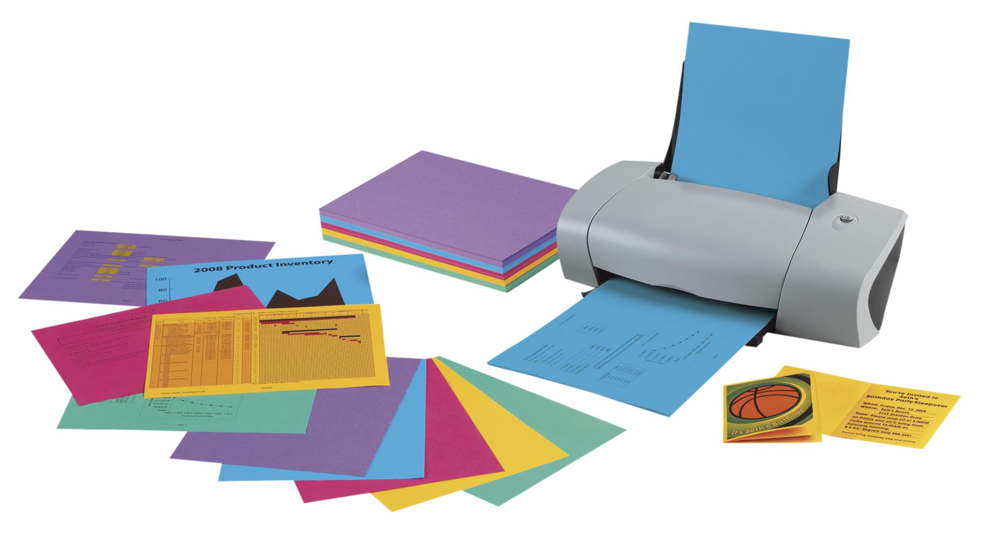 Amazon.com : Pacon 101346 Array Colored Bond Paper, 24lb, 8-1/2 x