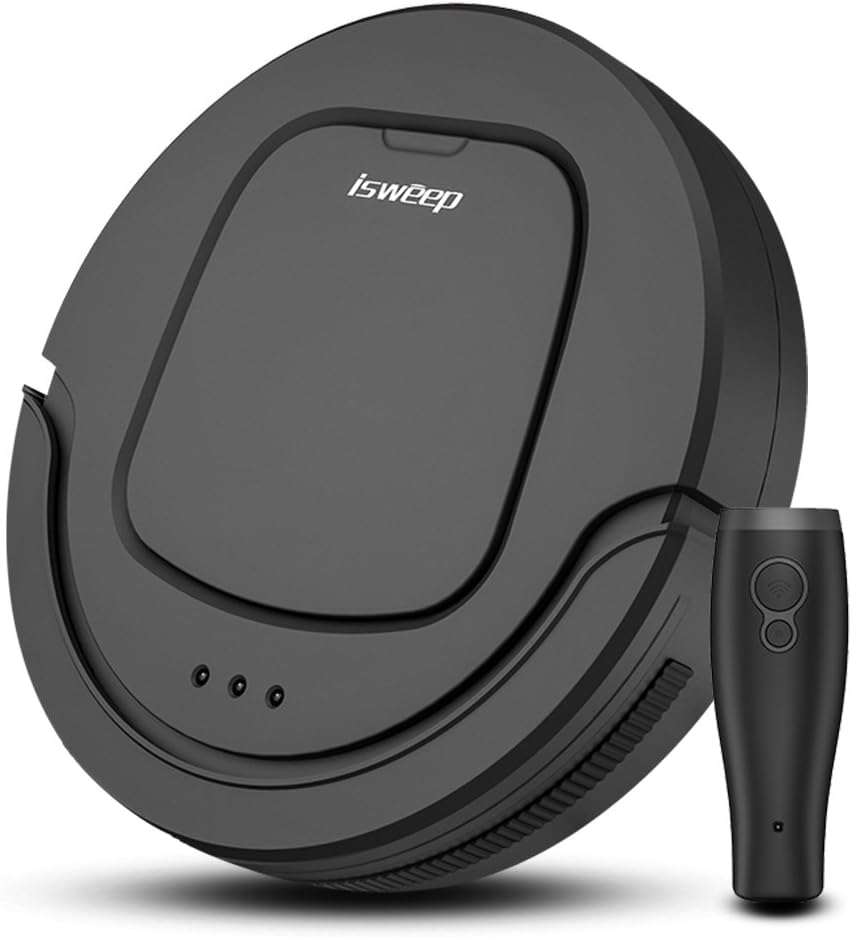 Smart Robotic Vacuum Cleaner Automatic Vaccum Robot Sweeper Tangle-free Suction for Pet Hair Hard Floor S550 S320 (Black-S550)