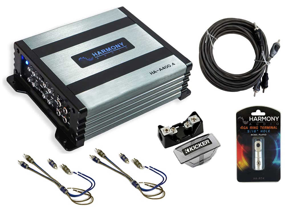 Amazon.com: Kicker 43CXA3004 Car Audio 4 Channel Amp CXA300