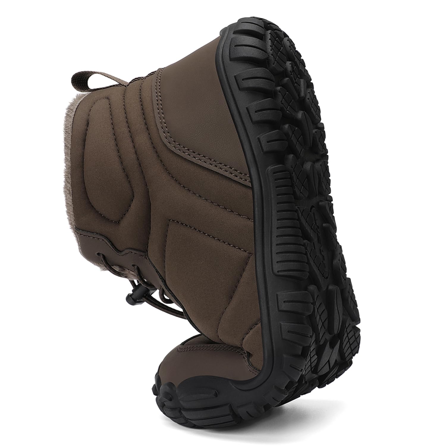 FLARUT Scarpe Invernali a Piedi Nudi Uomo Donna Barefoot Scarpe Foderate Caldo Scarpe a Punta Larga Resistenti all'acqua Scarpe da Trail Running Trekking InvernoStivali