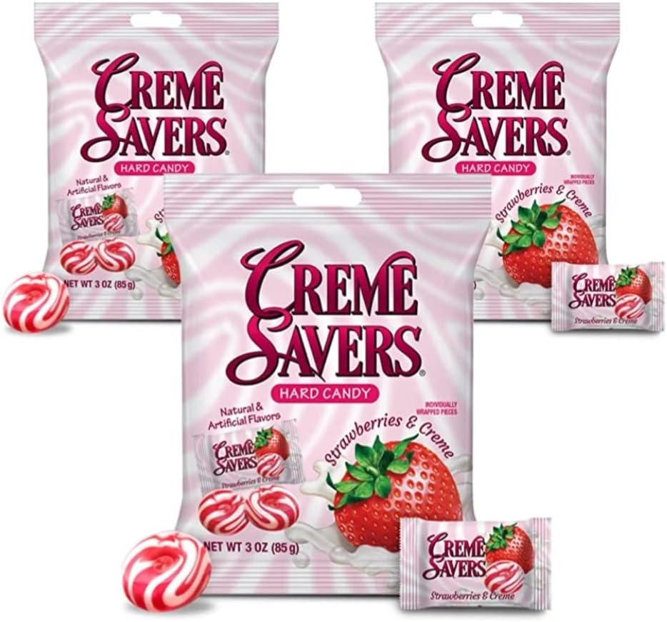 Campino Yogurt & Fruit Hard Candies Strawberry (120g/4