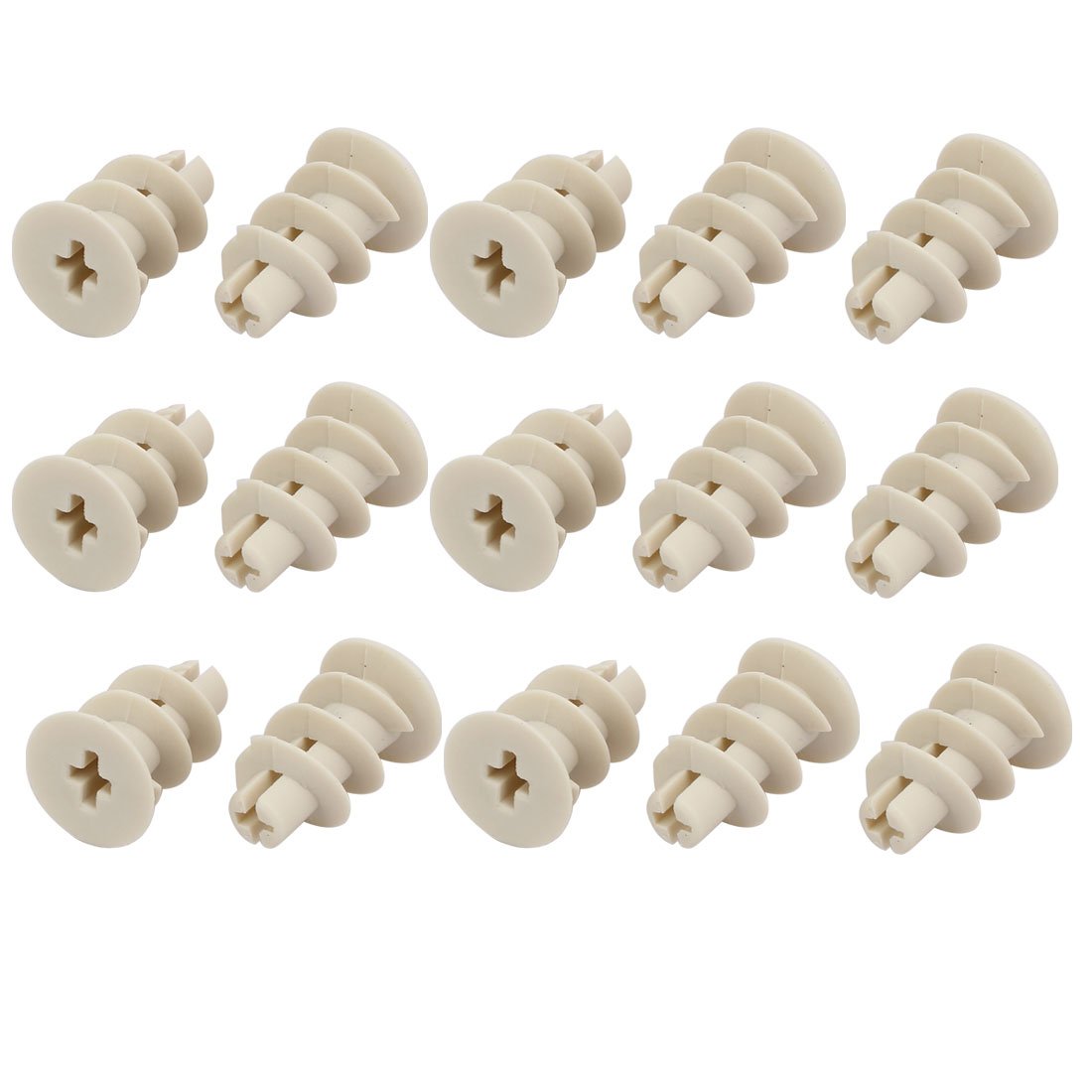 Aexit M3.5 x 25mm Screw Nylon Self Drilling Hollow-Wall Speed Anchor 15 Sets (45648e4fa44675b10f0e621f20c51cc0)