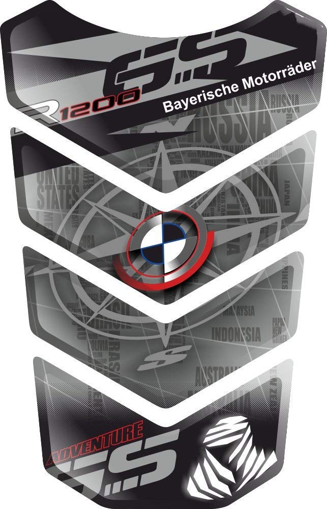 Protection De Réservoir Adhésive 3D Pour SUZUKI GSXR 1000 2007 - Édition Isle Of Man - Blanc - Résine Anti-rayures