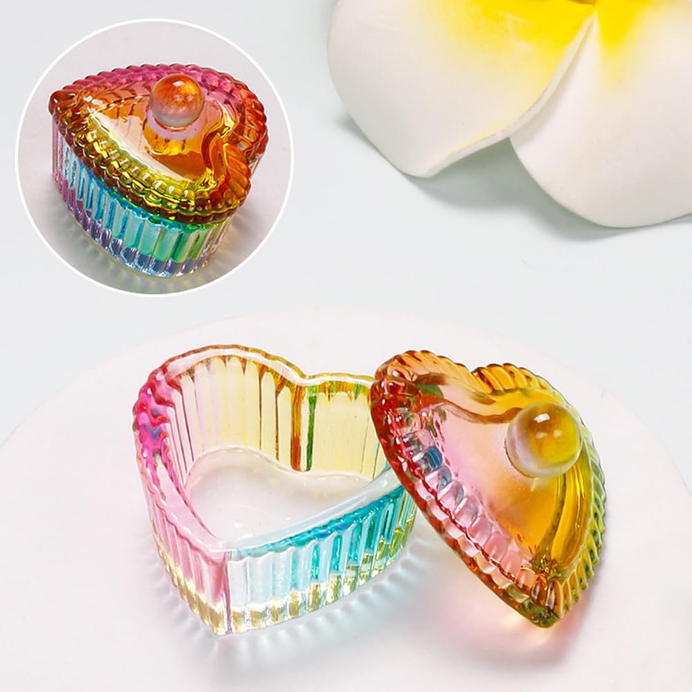 Nails Tips Art Dappen Dish with Lid Acrylic Liquid Powder Dappen Monomer Dish Glass Crystal Cup Glassware Tools for Professional Use and Home Use SW-A022