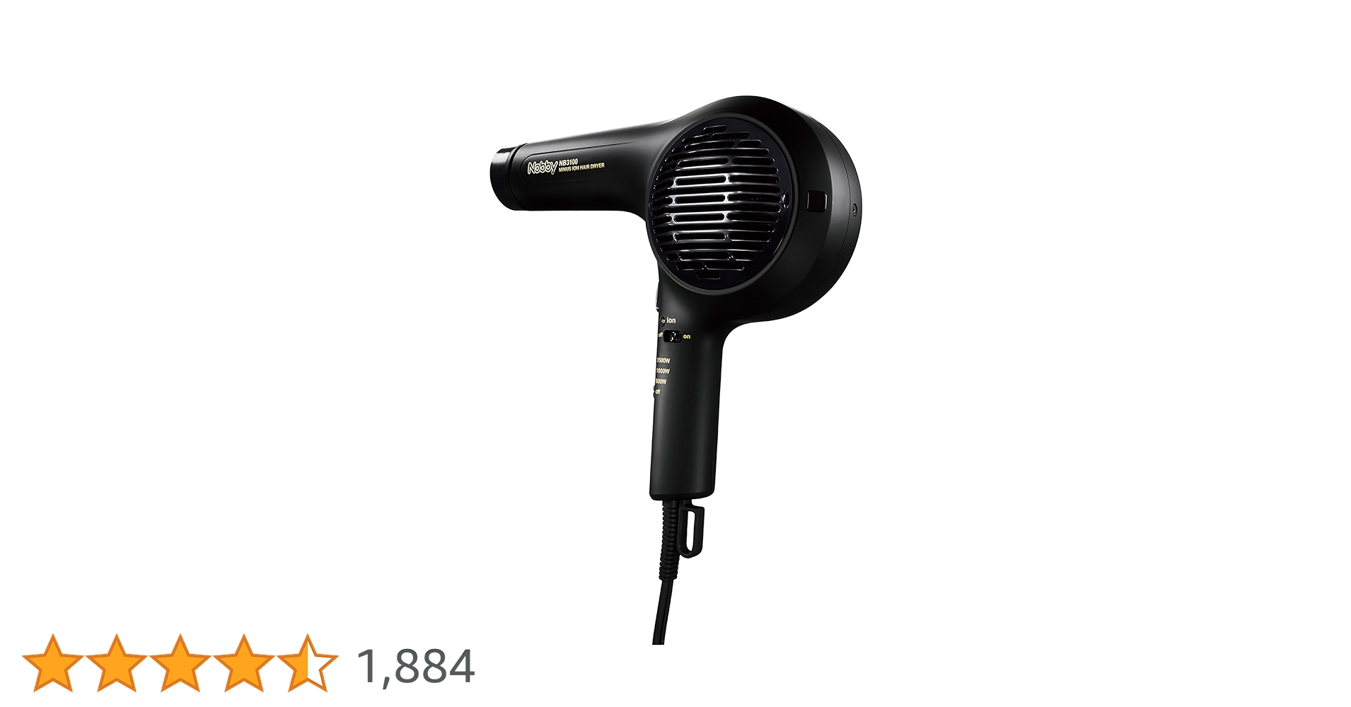 Amazon.co.jp: ノビー(Nobby) マイナスイオンヘアドライヤー NB3100 大