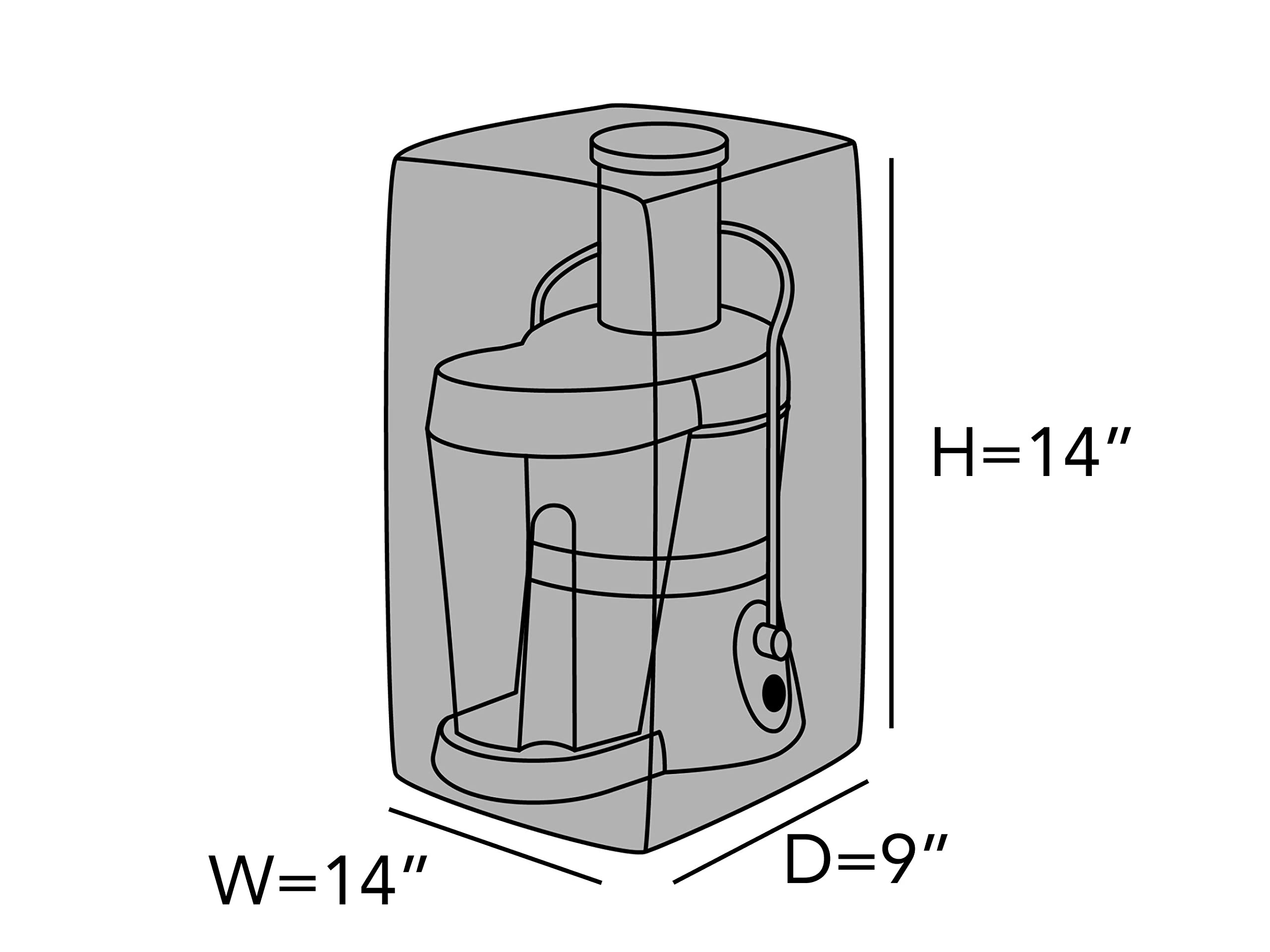 Covermates Keepsakes - Blender Cover – Dust Protection - Stain Resistant - Washable – Appliance Cover, Bronze