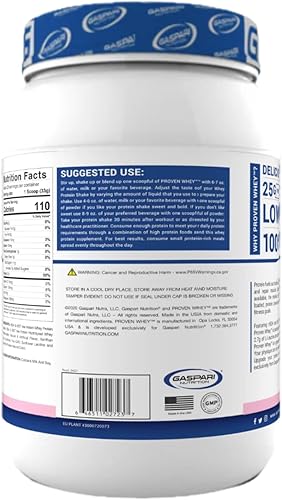 Vista 12 de Gaspari Nutrition Suero probado, aislado de suero 100% hidrolizado, alto en proteínas, sin lactosa, bajo en carbohidratos y bajo en azúcar