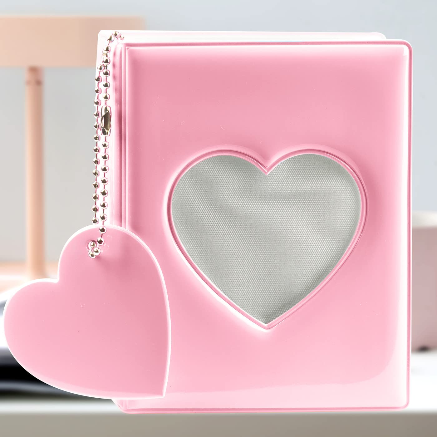 3 Zoll Kpop Photocard Binder, 40 Pockets Photocard Holder Kpop Niedlich Mini Photo Kpop Album, Butterfly Hollow Kpop Binder Photo Card Holder with Lovely Pendant für Fotosammlung 3 Zoll Kpop Photocard Binder, 40 Pockets Photocard Holder Kpop Niedlich Mini Photo Kpop Album, Butterfly Hollow Kpop Binder Photo Card Holder with Lovely Pendant für Fotosammlung