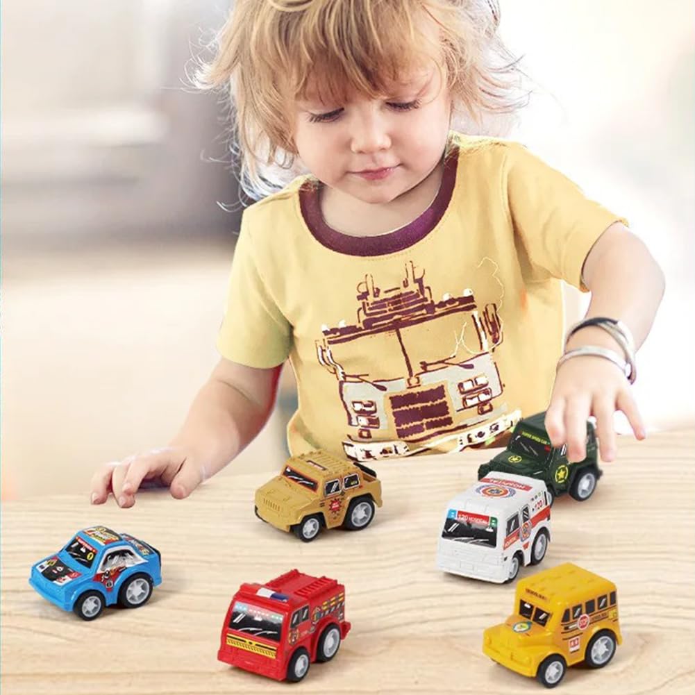 Calendario Avvento Natale 2025 con 24 Macchinine Pull Back, Gioco Conto alla Rovescia per Bambini