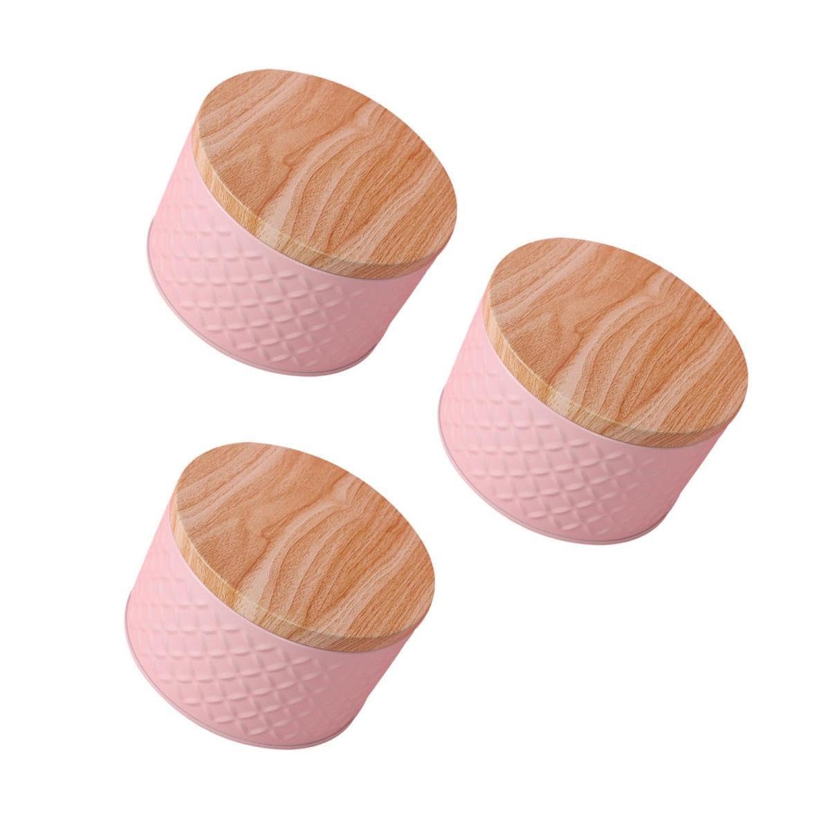 Cabilock 3 Pezzi Di Scatole Porta Snack Caramelle Prima Dei Barattoli Per Biscotti Scatole Di Con Coperchio Per Biscotti Contenitori Per Biscotti Cotti Al Forno Con Coperchi