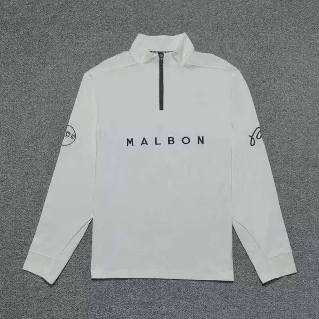 マルボンゴルフ malbon メンズ 長袖 アウター ハーフジップシャツ秋 マルボンゴルフ malbon メンズ 長袖 アウター ハーフジップシャツ秋