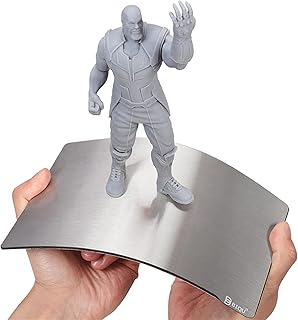 BIQU Resin Magnetic Flexible Steel Plate, 150x95mm Flex Bed Build Plate for Elegoo Mars 3 SLA LCD Resin 3D Printer