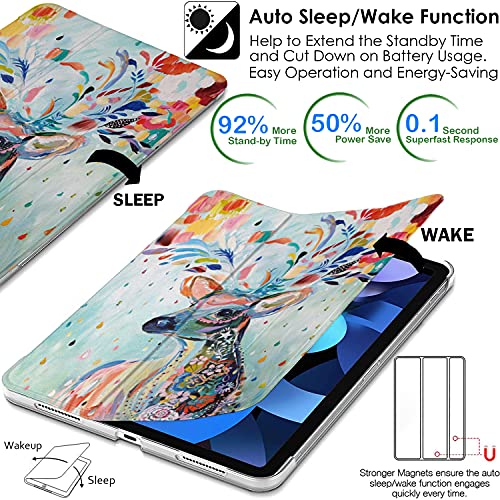 Image of DuraSafe Cases for iPad 8.3 Inch Mini 6th [ Mini 2021 6 Gen ] A2567 A2568 A2569 MK7M3HN /A MLWL3HN /A MK7R3HN /A MK7P3HN /A MLWR3HN /A MK7X3HN /A MK7V3HN /A MK893HN /A Smart Printed PC Cover - Deer Print