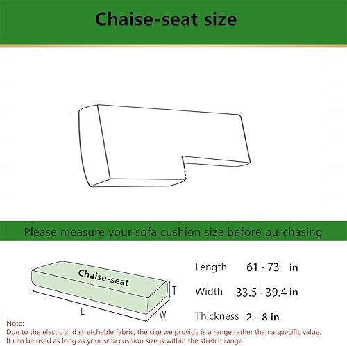 Miniatura 4 de Fundas elásticas impermeables para cojín de asiento de sofá, tela de alta elasticidad, funda de cojín impermeable para sofá (gris claro, silla de