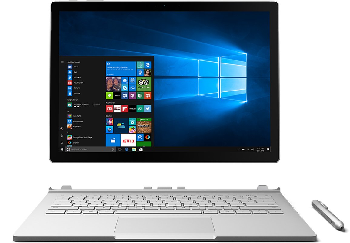 Surface Book Laptop 13.5 Pollici - i7 3000x2000 Pixel Silver - Dettaglio
