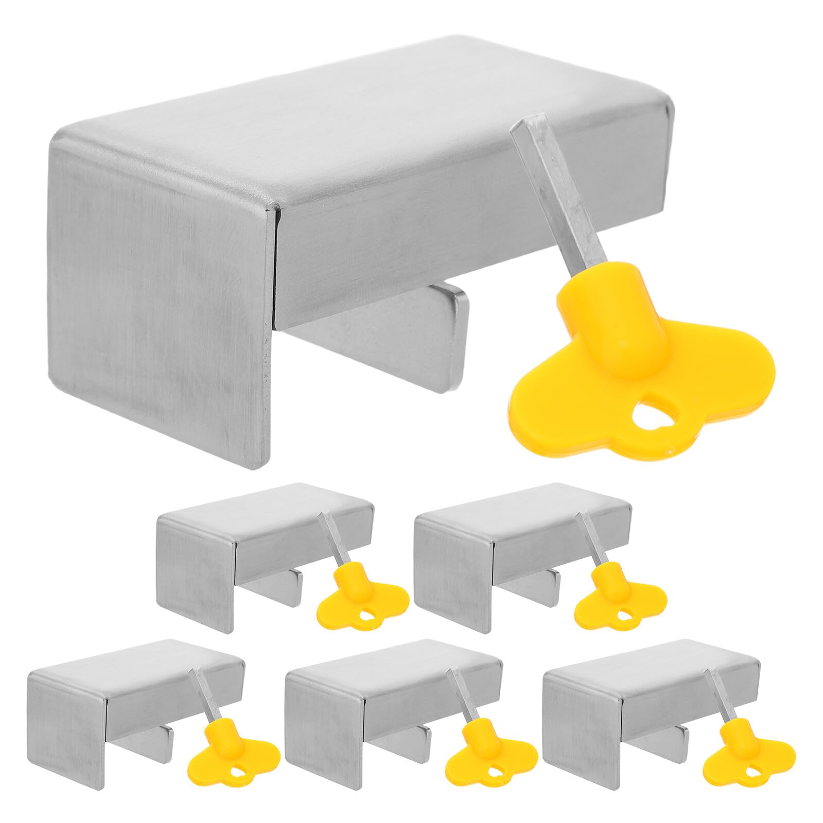 Limitador de Seguridad de Ventana de Acero Inoxidable 6 Piezas