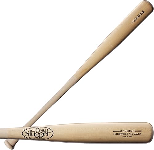 Miniatura 7 de Louisville Slugger Bate de béisbol transparente natural sin terminar de mezcla auténtica