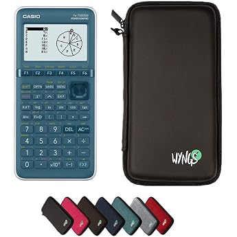 CALCUSO Economy Pack Casio Calcuso FX-7400GIII Graphing Calculator and WYNGS Protective Case
