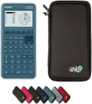 CALCUSO Economy Pack: Casio Calcuso FX-7400GIII Graphing Calculator and WYNGS Protective Case