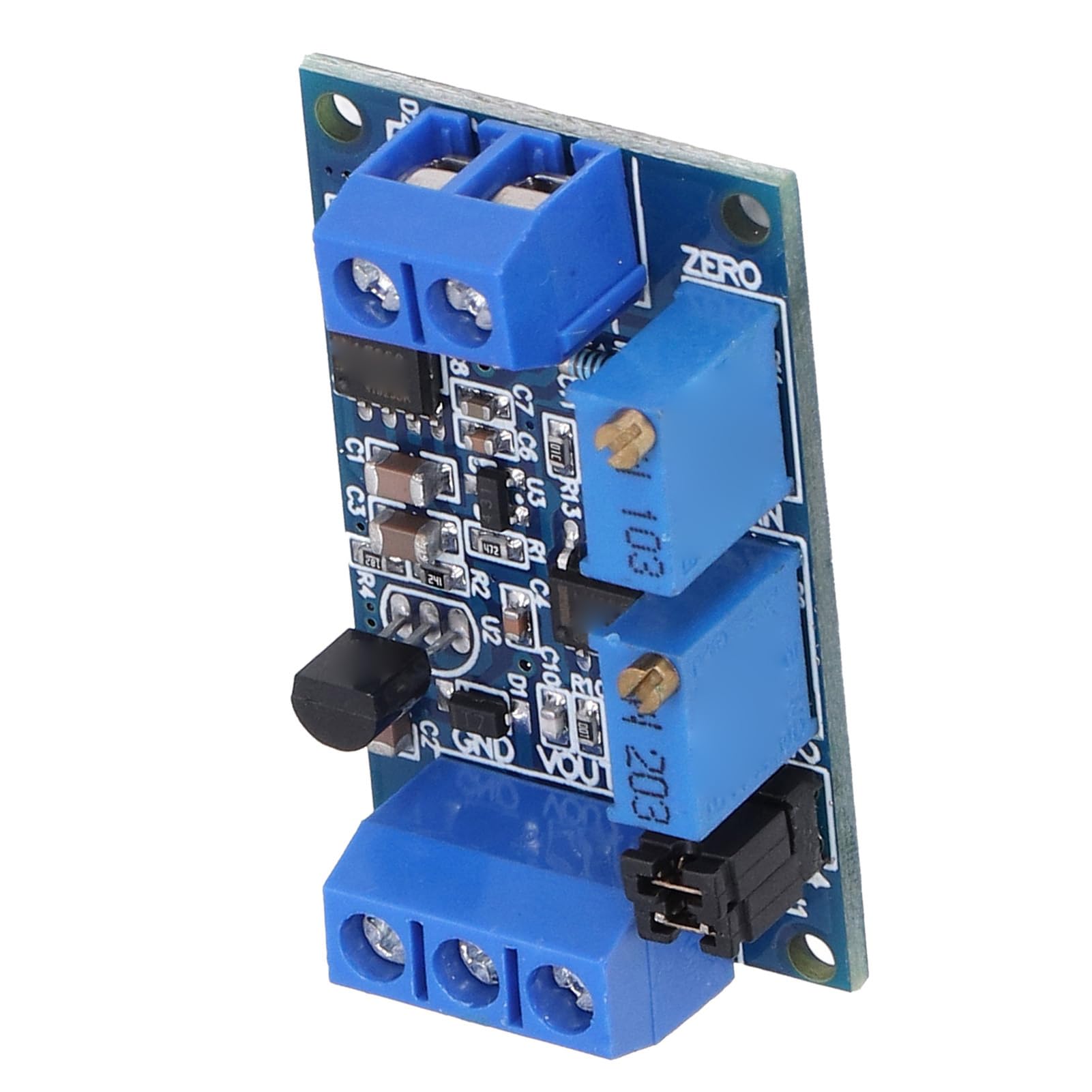 Fafeicy Convertidor de Corriente a Voltaje 4-20mA a 0-3.3V 5V 10V, Módulo de Conversión de Señal Transmisor de Voltaje Grado Industrial 2 Piezas