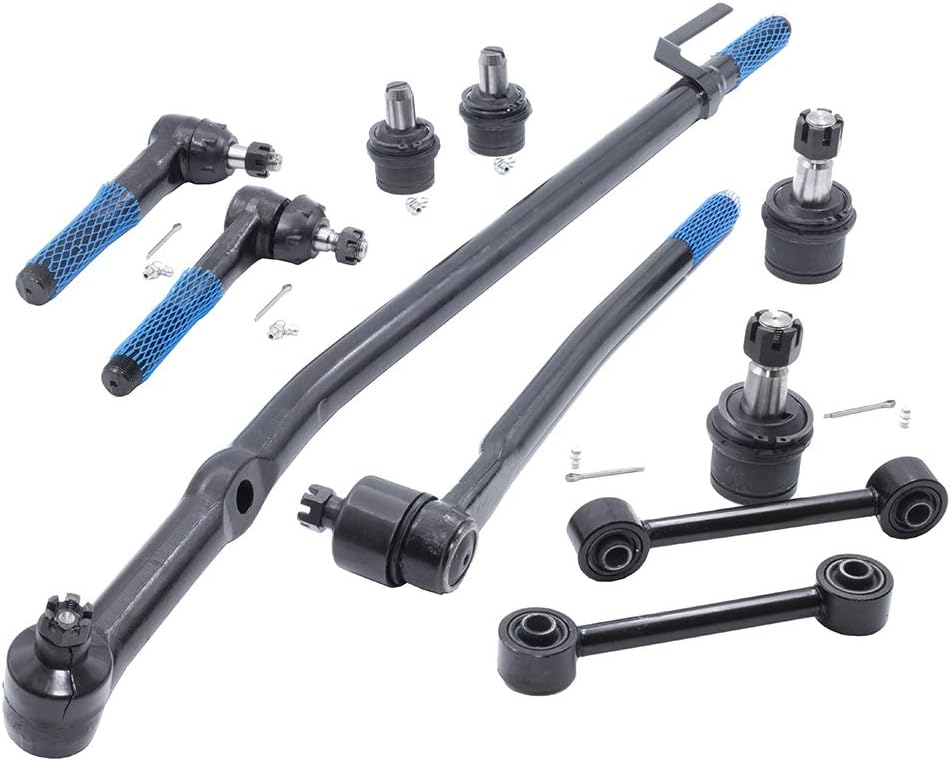 10pc Complete Front Suspension Steering Kit replacement for