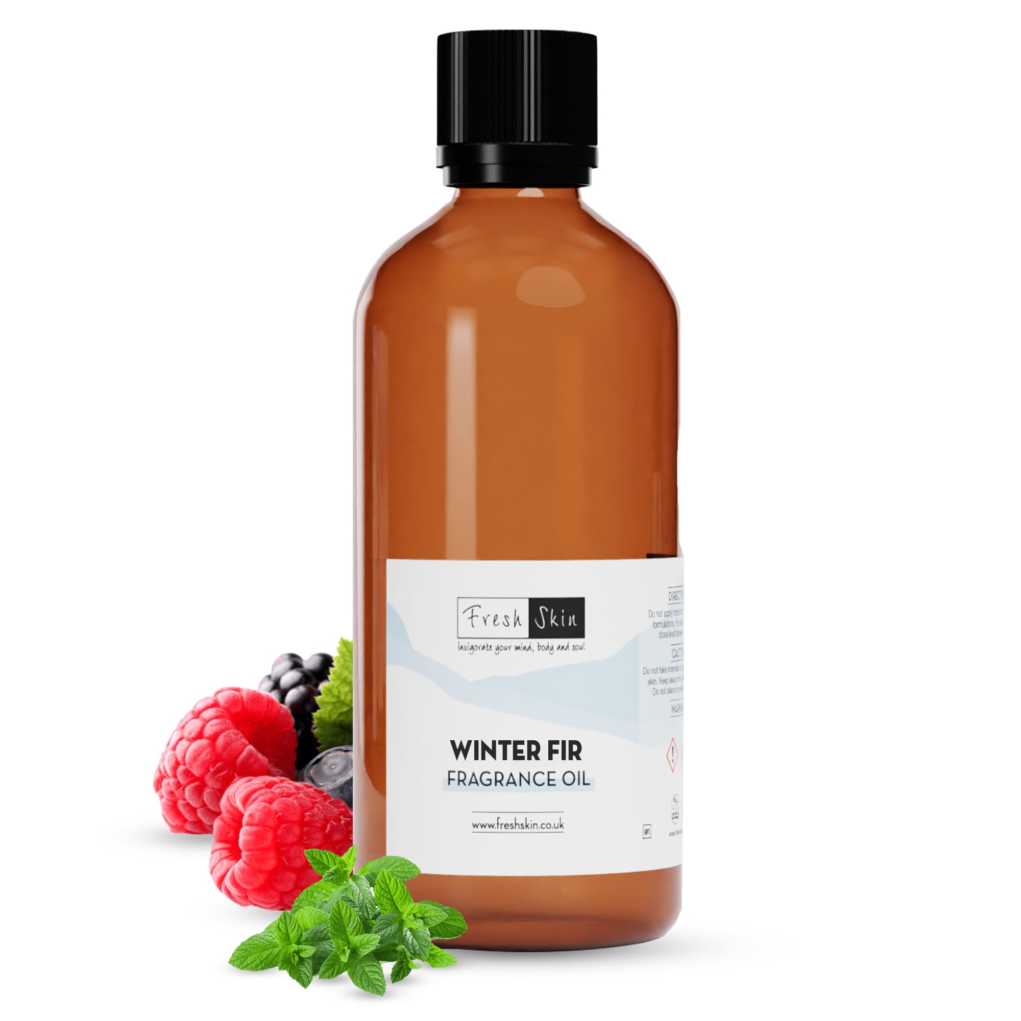 Freshskin Beauty LTD | Winter Fir Fragrance Oil 100ml - Candles, Bath Bombs, Soap Making, Reed Diffusers & Wax Melts - Cosmetic Grade - Vegan Friendly - A Rich, Complex, & Long Lasting Scent! โ image 1