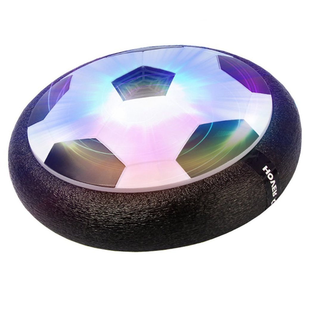 LED Hover Ball Air Power Soccer Disc Toy Football Black