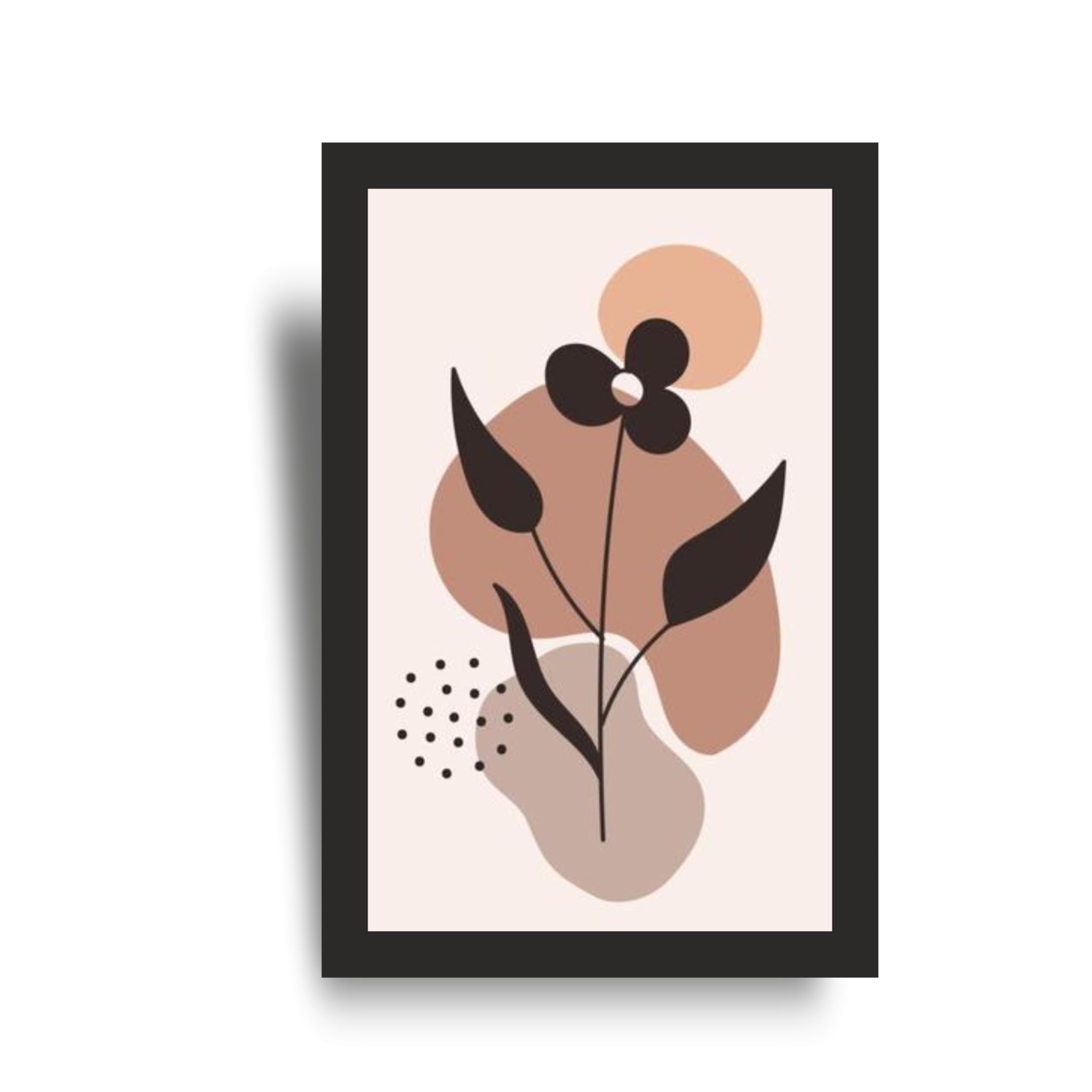 Abstract Botanical Wall Art Set of 3 Frames – view 3