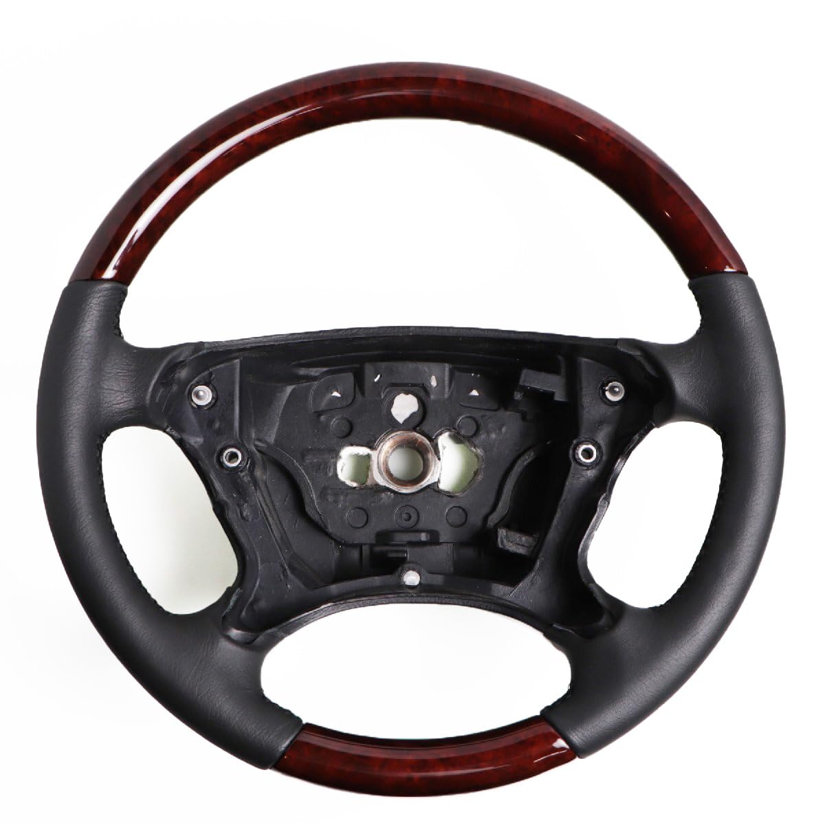 メルセデスベンツW107W126 ウォールナット&レザーコンビ ステアリング メルセデスベンツW107W126 ウォールナット&レザーコンビ ステアリング