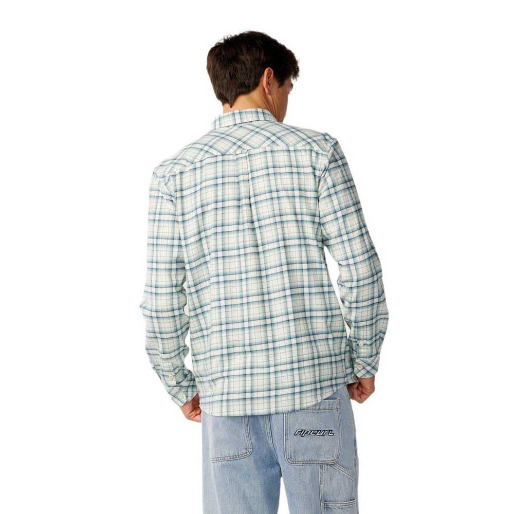 RIP CURL Camicia A Maniche Lunghe Classic Surf Checked in Flanne S