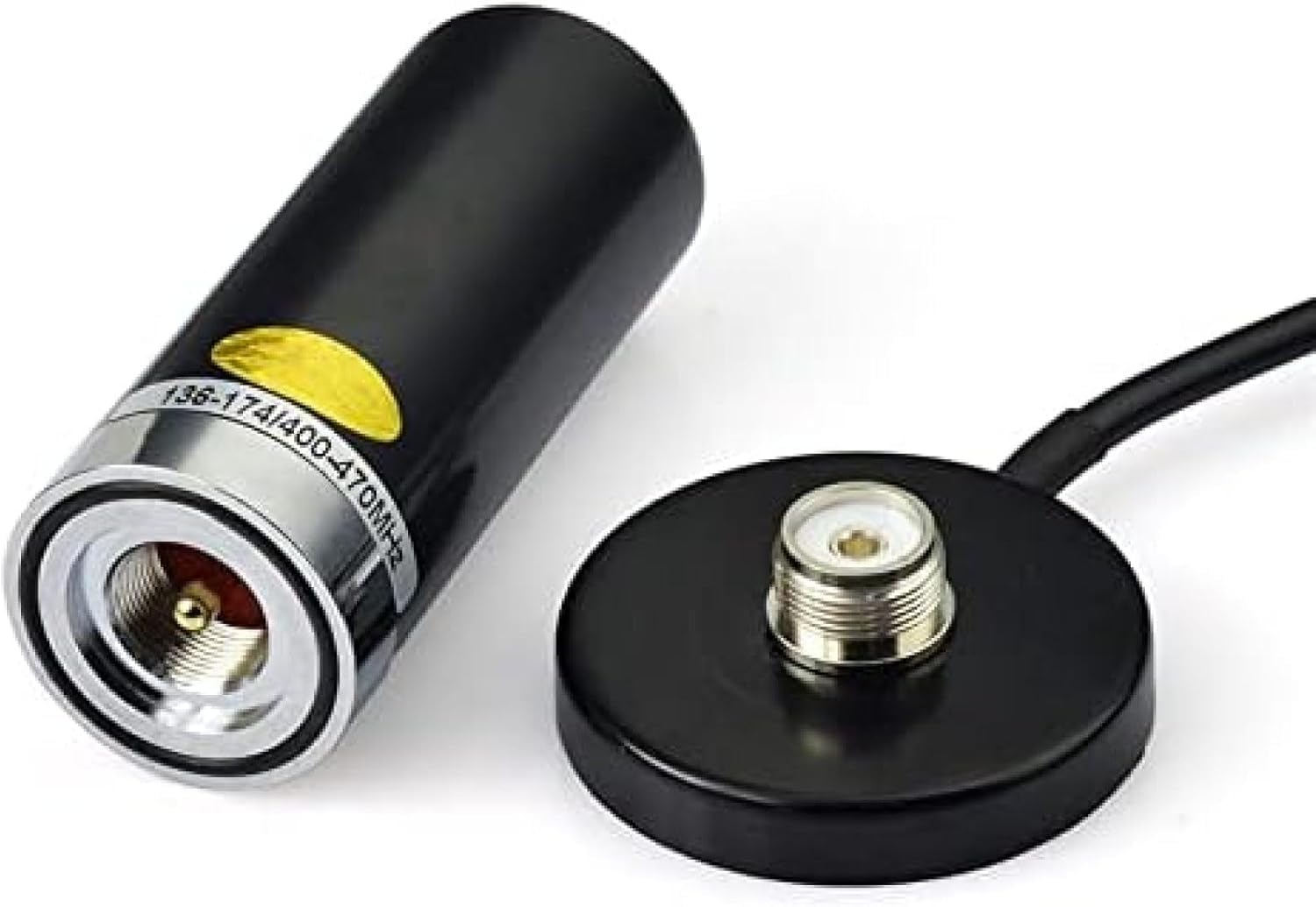 Antenna radio omnidirezionale a doppia banda VHF UHF con base magnetica per comunicazioni affidabili