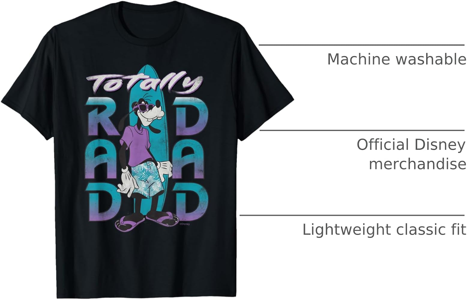Amazon.com: Disney Goofy Totally Rad Dad Father's Day
