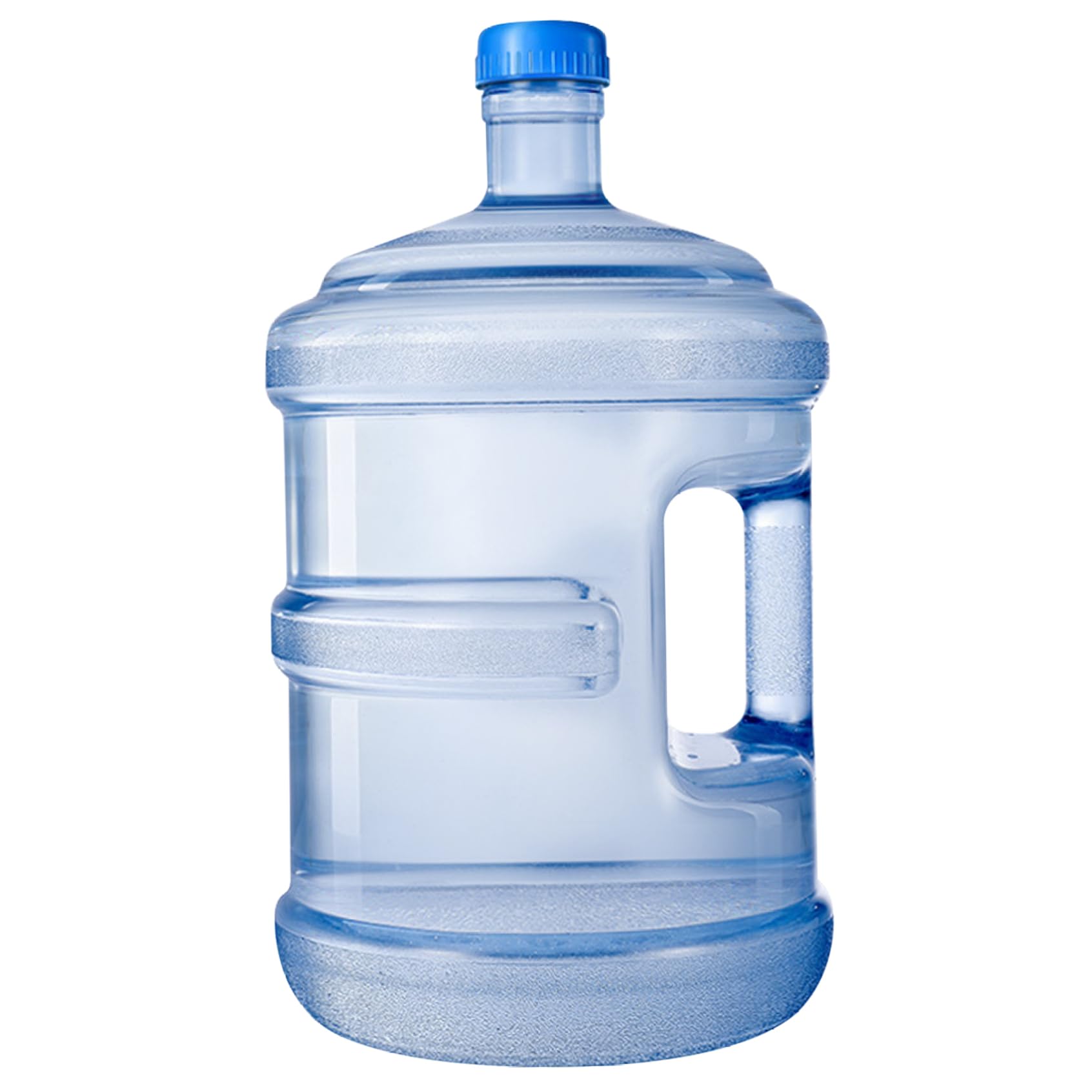 Licsaliwe BPA-Free Plastic Water Container 5L with Screw Caps – Water Bottle with Built-in Handle for Camping Hiking Outdoor, Small