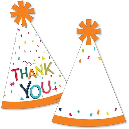 Amazon Com Cheerful Happy Birthday Shaped Thank You Cards Colorful Birthday Party Thank You Note Cards With Envelopes Set Of 12 Home Kitchen