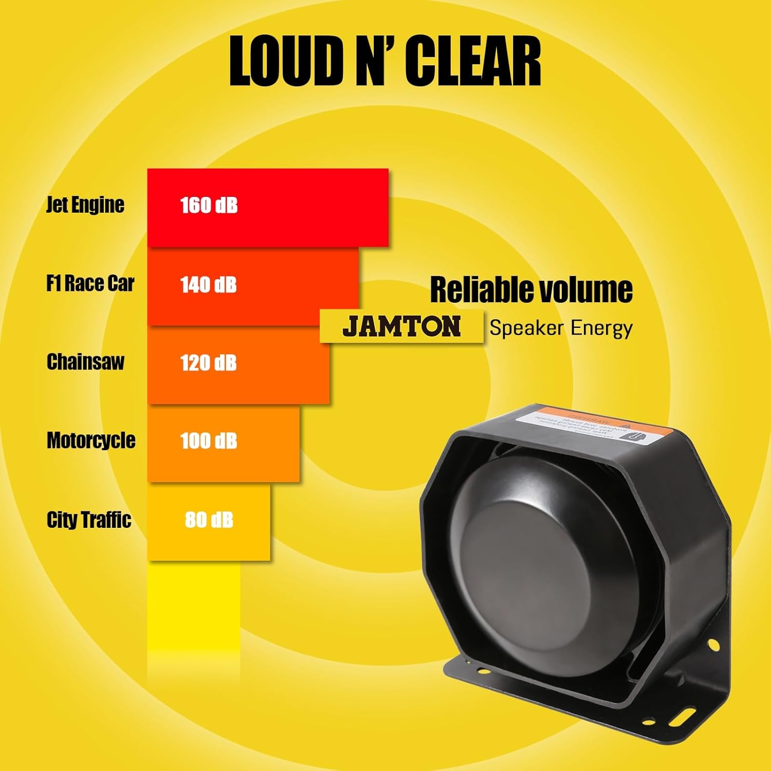 200W 12V 9 Tone Emergency Police Siren System, Slim Speaker Horn, Handheld Microphone, for Emergency Vehicles Truck Firefighters Ambulance