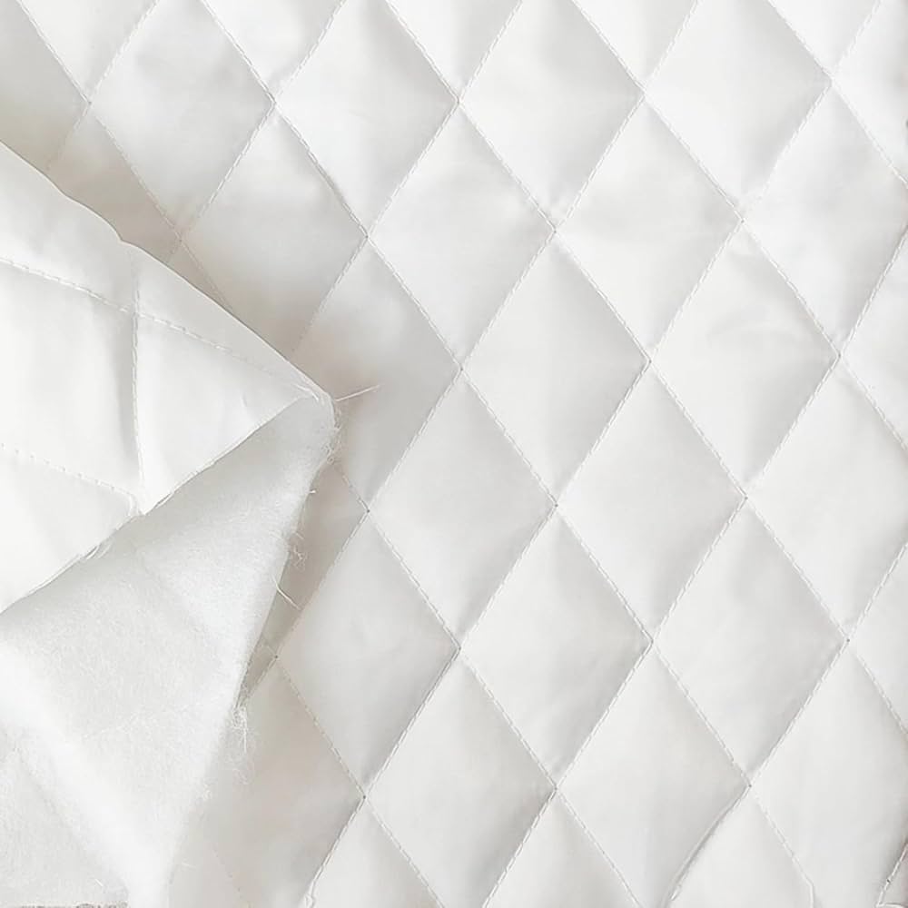 Amazon | [moonfarm] キルト 生地 白 裏地用 中厚 幅140cm