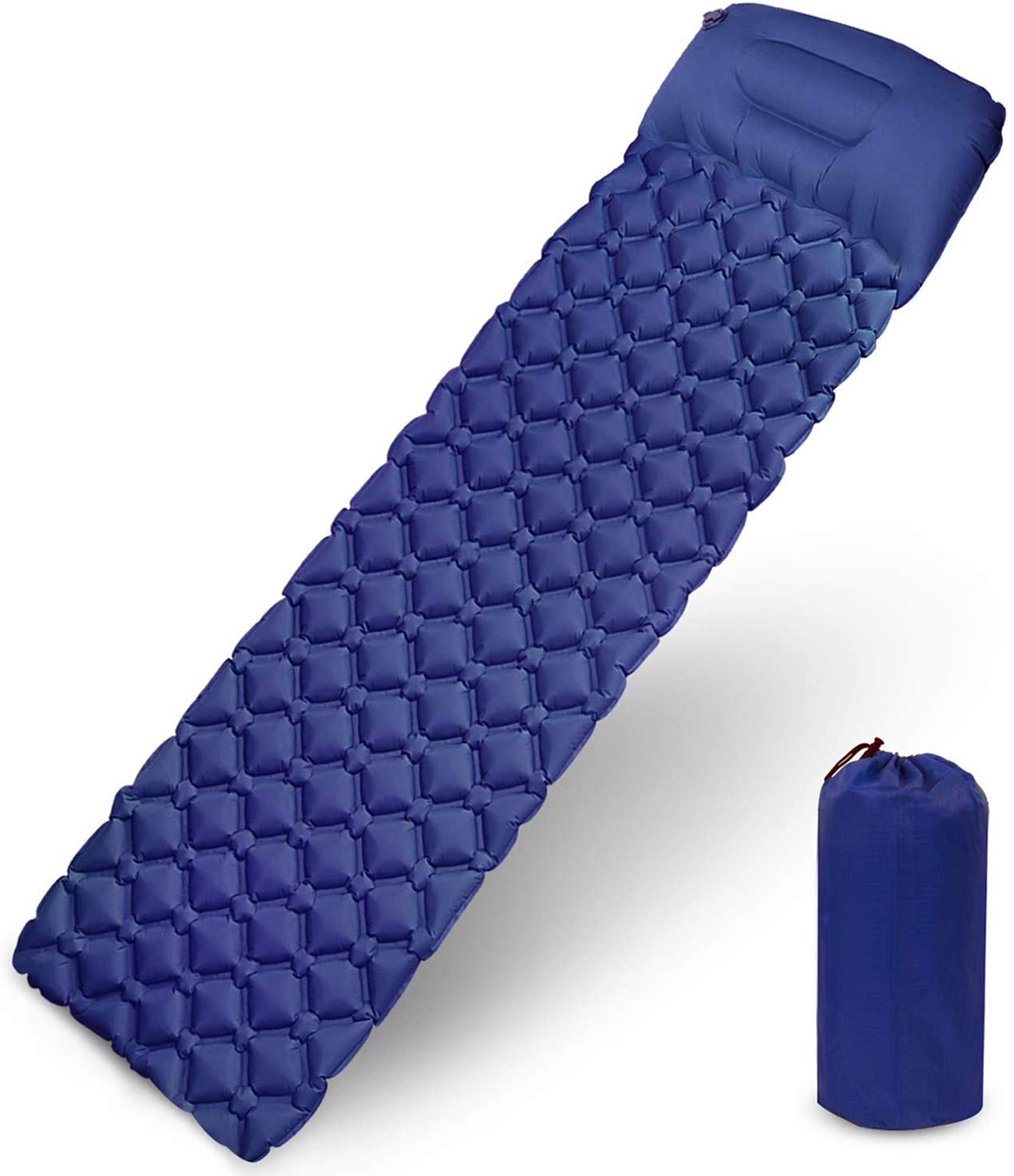 Sponsored Ad – SYOSI Camping Sleeping Pad Inflatable Sleeping Pad, Camping Mat with Pillow Waterproof and Moisture-Proof Roll Mats for Hiking Backpacking, Hiking, Perfect for Sleeping Bags and Hammocks