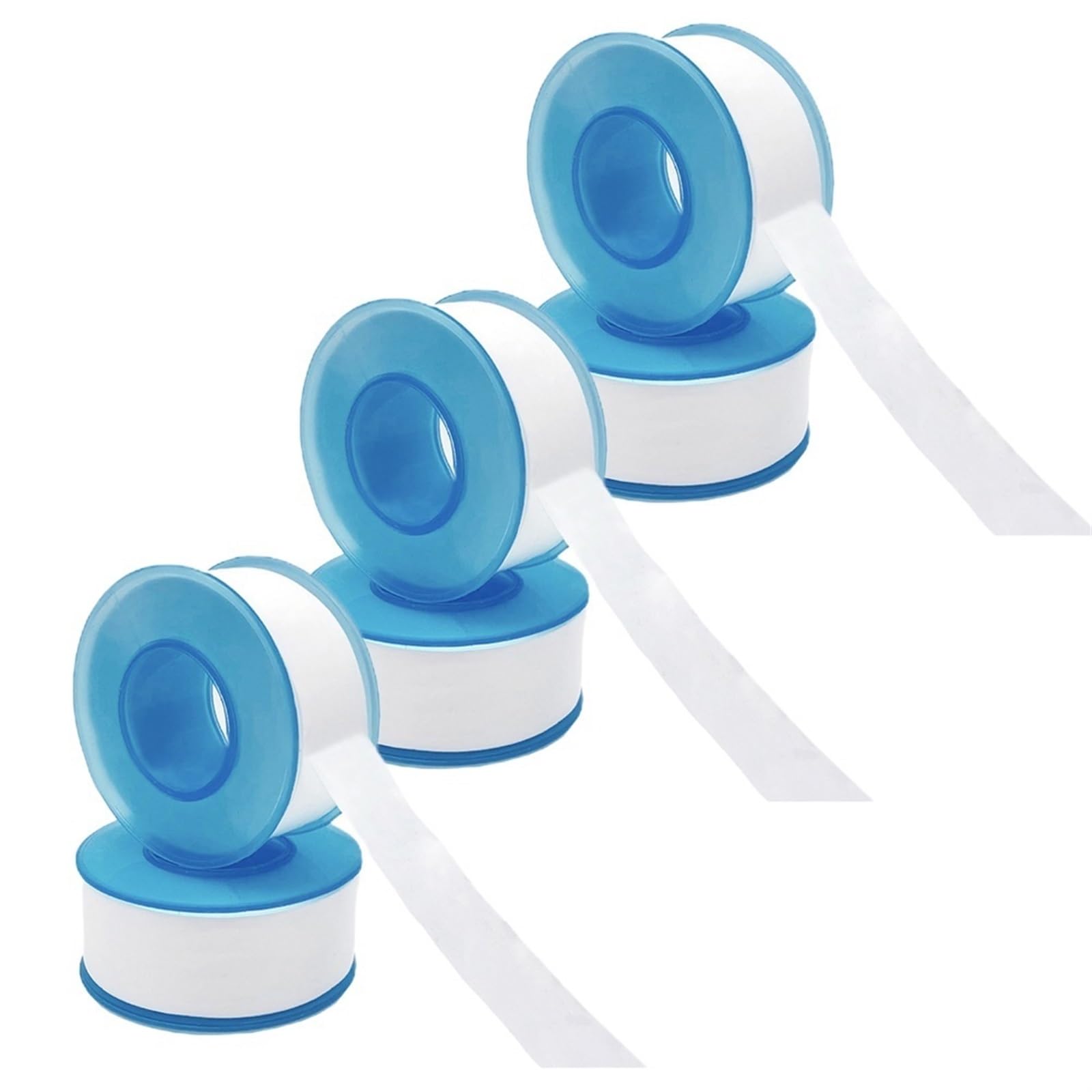 Dichtungsband für Sanitärinstallationen, 3 Stück, ölfrei, auslaufsicher, für Abflussstopfen, Wasserrohre und Armaturen, Reparaturwerkzeug, Klebstoffe und Dichtstoffe