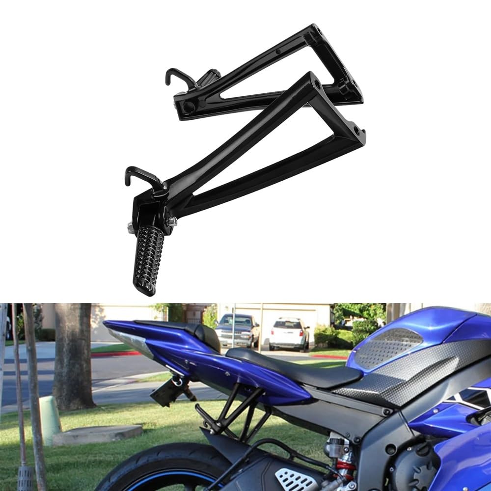 Fußrasten Pedal Hinten Sozius Fußrasten Fußrasten Halterung Für YA&MAHA YZF R6 2006 2007 2008 2009 2010 2011 2012 2013 2014 2015 2016 Motorrad