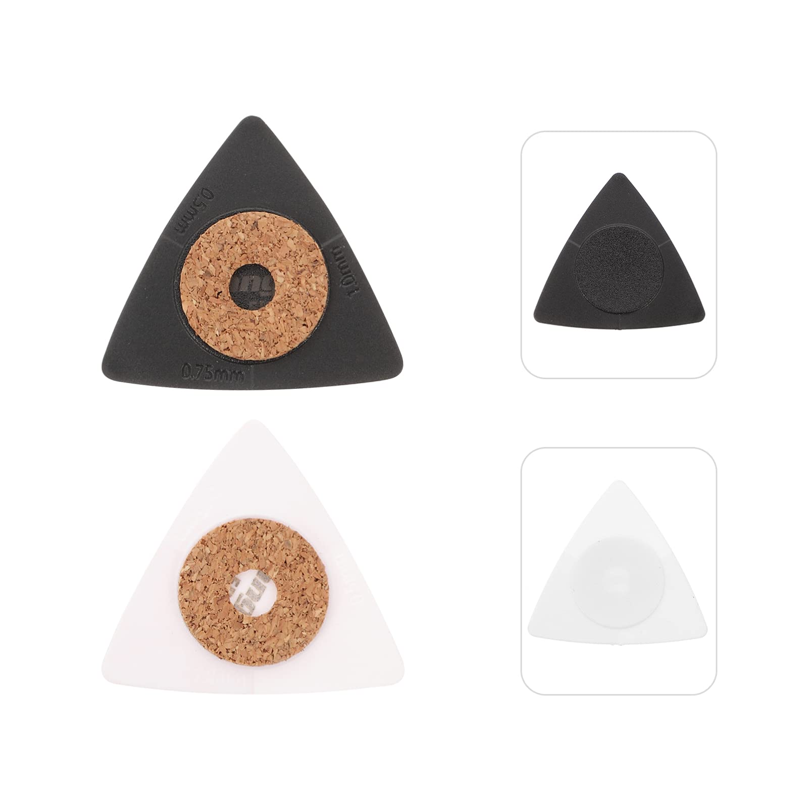 ibasenice 4 Sets Einzigartige Dreieck Form Gitarre Plektrum Gitarre Picks für Zubehör Hergestellt