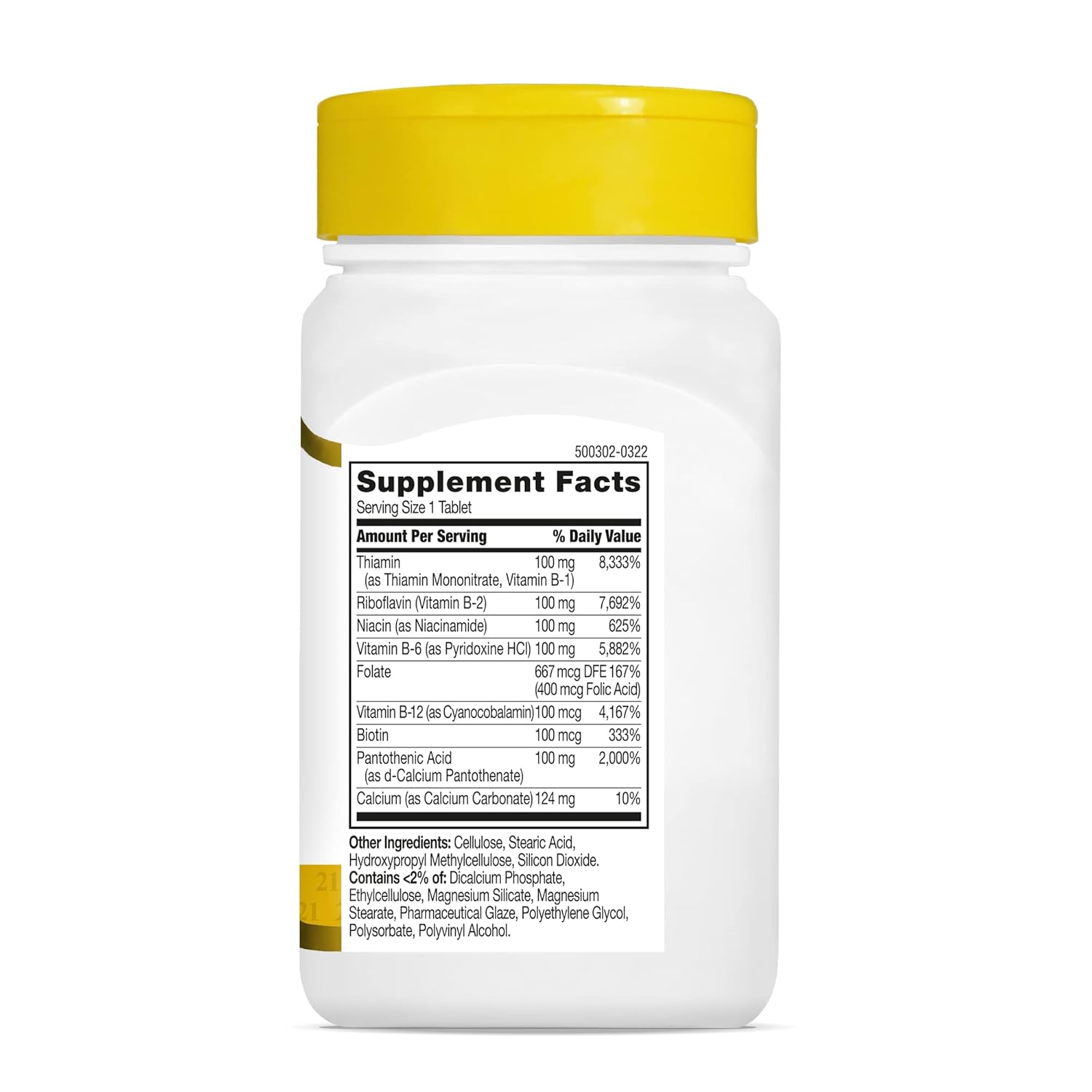 21st Century B 100 Complex Caplets de Liberação Prolongada, 60 Contém, Sem Glúten e Sem Aditivos - Imagem 10