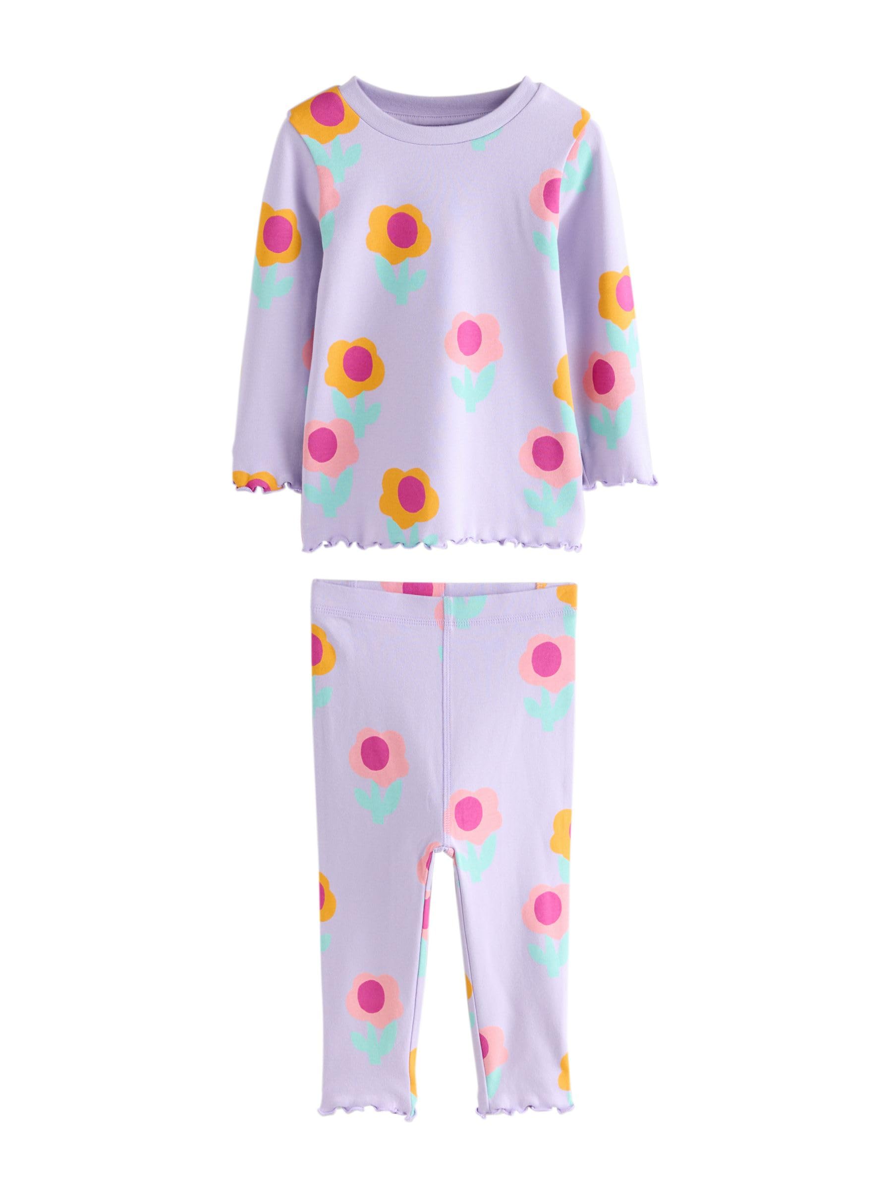 NEXT Fille Pyjama Douillet à Motif Citrouille, Lot de 3