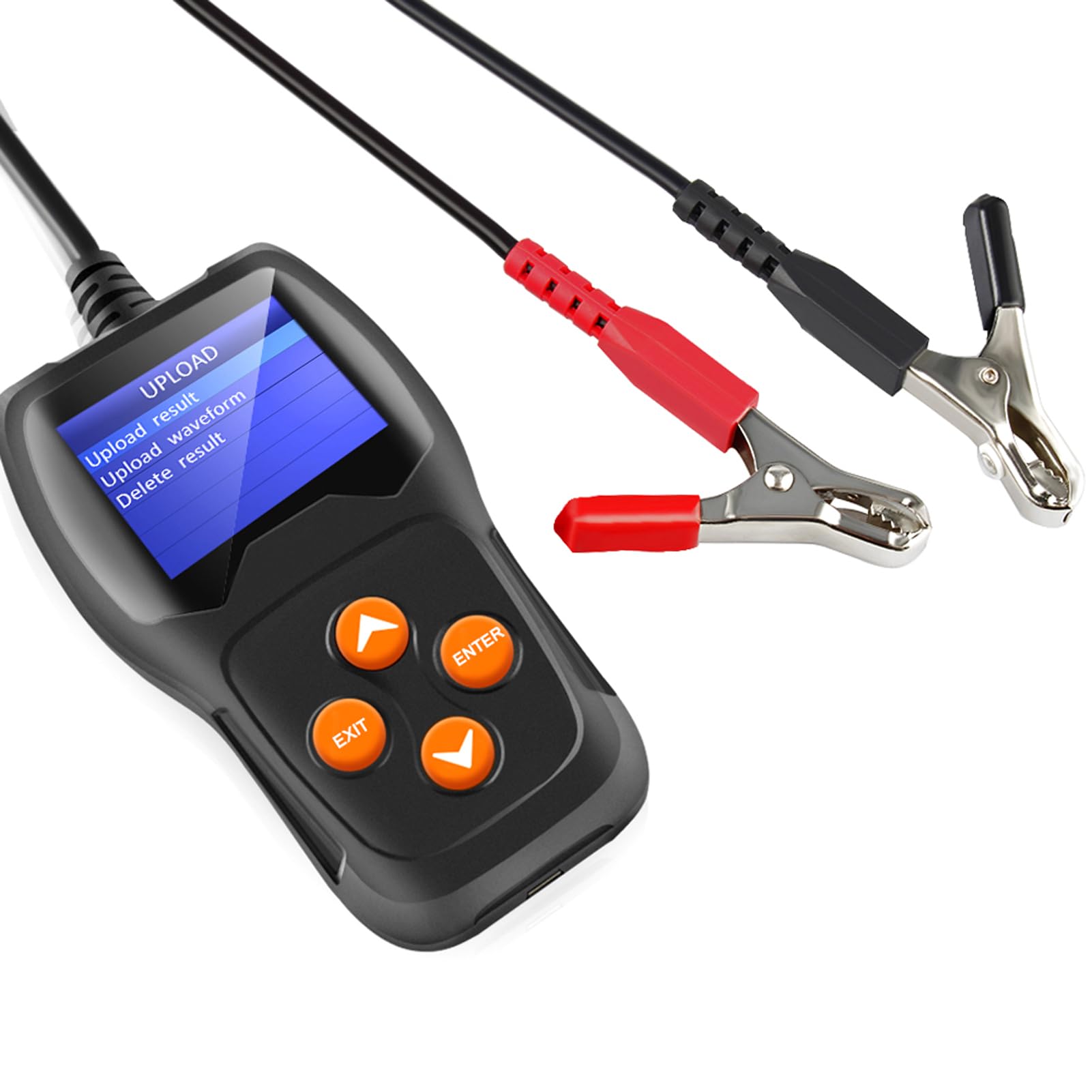 Domary Tester Akumulatora Samochodowego KW600 12V 100-2000 CCA Samochodowy Analizator Obciążenia z Testem Napięcia w Kształcie Fali, dla Wszystkich Samochodów SUV