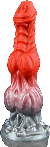 Juguete anal grande de 9.6 pulgadas, consolador de monstruo animal para perro, consolador de nudo de fantasía, consolador de caballo dragón con