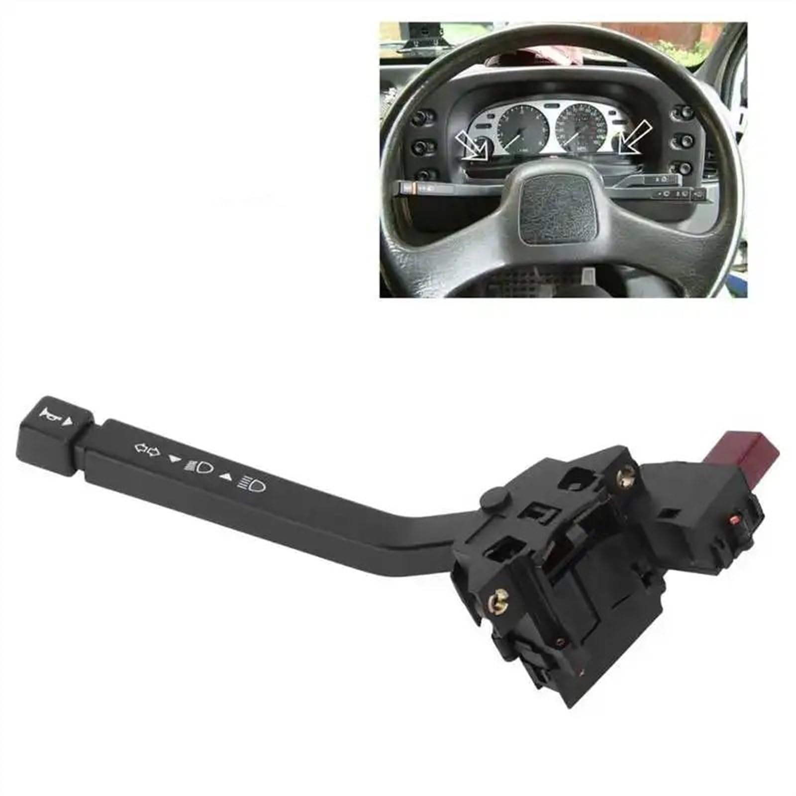 Ricambi Auto Compatibile con Ford per Transit 1991-1994 1995 1996 1997 1998 1999 2000 Interruttore Indicatori di Direzione per Auto Indicatore di Sterzo Interruttore 91VB13B302AH