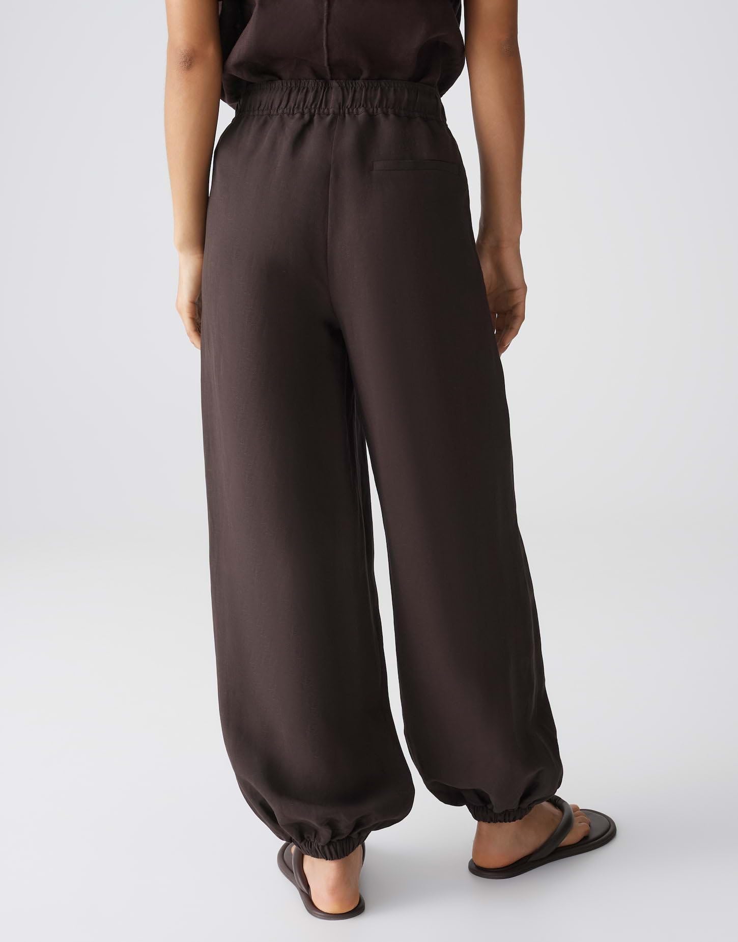 OPUS Damen Jogpants | MYHA Oasis Relaxed City Pants aus Viskose Leinen Mix