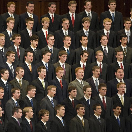 Men of the Combined Choirs At Brigham Young University