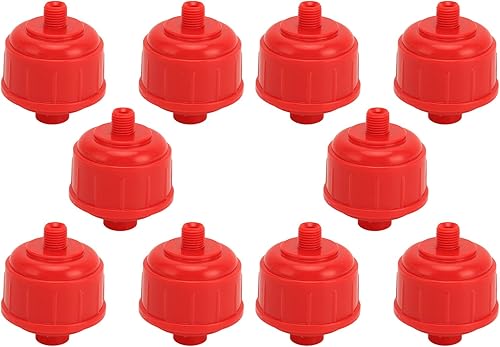 Miniatura 8 de Kadimendium 10 filtros de pistola pulverizadora resistente al desgaste, filtro de línea de aire de rosca de 1/4 pulgadas, filtro de línea de aire de