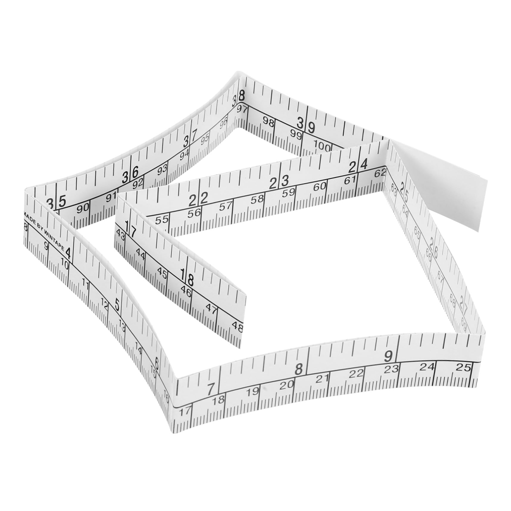 VILLCASE 4 Set Carta Per Misurazioni Corporee Righello Monouso Da Facile Da Leggere Alta Precisione Per Progetti Da Te 25 Pezzi * 4